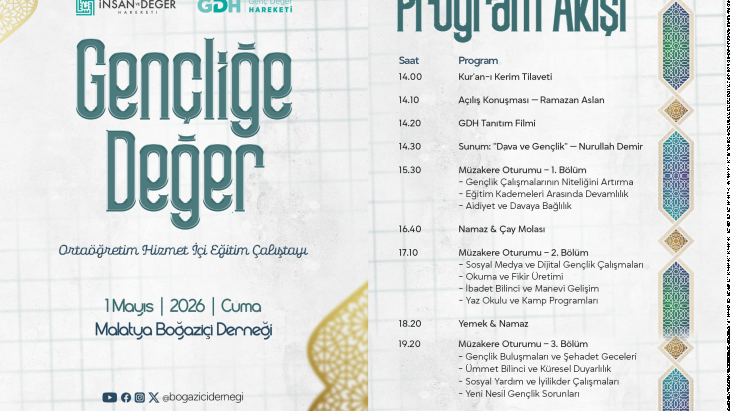 GENÇLİĞE DEĞER: MALATYA’DA ANLAMLI ÇALIŞTAY
