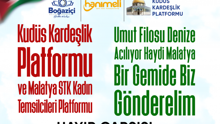 Kudüs İçin Gönüller Bir Oldu: Malatya’da Anlamlı Hayır Çarşısı Gerçekleştirildi