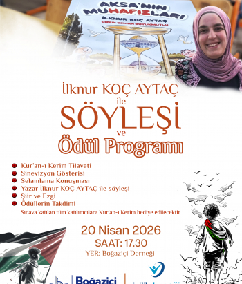 İlknur KOÇ AYTAÇ ile Söyleşi ve Ödül Programı
