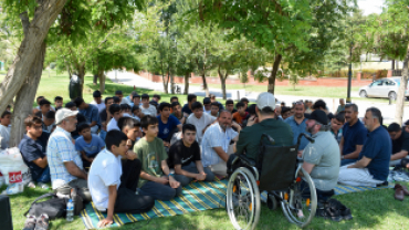 Beydağı Tabiat Parkı'nda Anlamlı Buluşma: Gençler Gazze İçin Gündem Oluşturmaya Davet Edildi